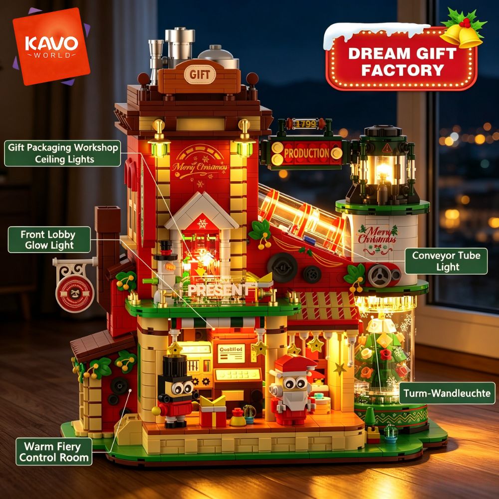KAVOWORLD 2775PCS Christmas Gi - Desk Setup Build 评论和价格