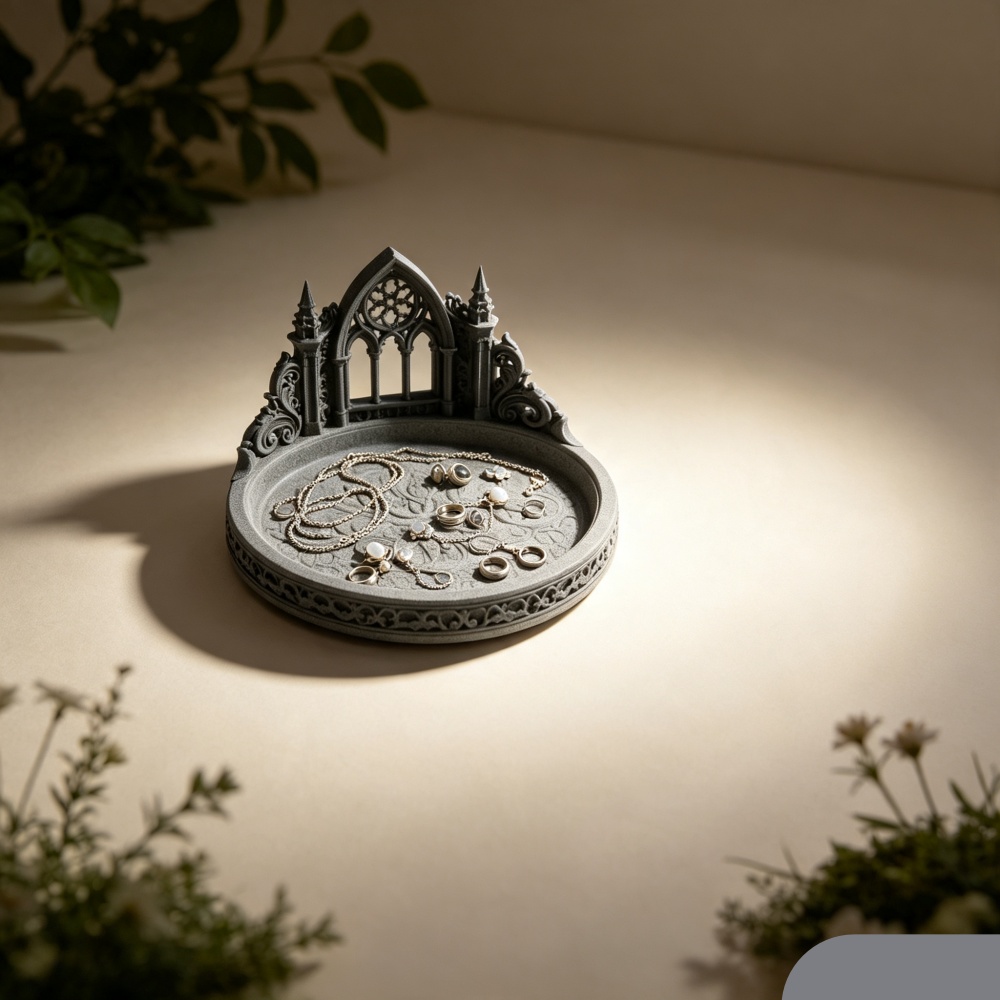 3D Printed White Gothic Cathed - Desk Setup Ideas 评论和价格