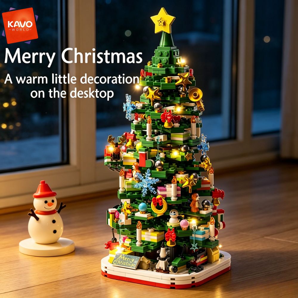 KAVOWORLD 1024pcs Christmas Tr - Desk Setup Build 评论和价格