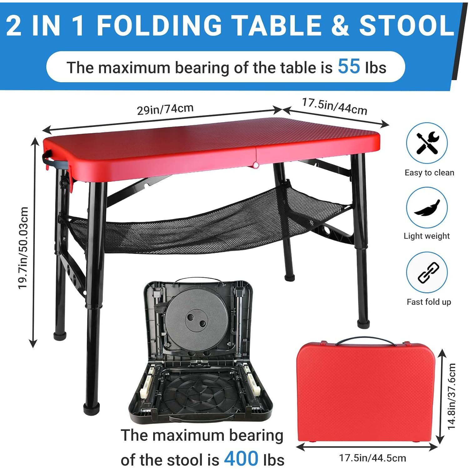 Retractable Folding Table & St - Desk Setup Ideas 评论和价格